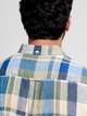 Сорочка GANT Linen Madras Reg 3013621 M Sunlight (7325705711673) - зображення 4