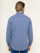 Koszulka Tommy Hilfiger Basic Check Shirt MW0MW12159 S Niebieska (8719859479531) - obraz 2