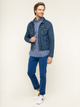 Koszulka Tommy Hilfiger Basic Check Shirt MW0MW12159 S Niebieska (8719859479531) - obraz 3
