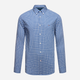 Koszulka Tommy Hilfiger Basic Check Shirt MW0MW12159 S Niebieska (8719859479531) - obraz 8