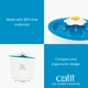 Посуда для кошек Catit Flower Fountain LED Поилка-фонтан 3 л (022517437476) - изображение 11