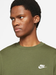 Bluza bez kaptura męska Nike Club Crew BV2662-327 XL Zielona (195238899806) - obraz 4