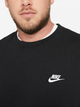 Bluza bez kaptura męska Nike M Nsw Club Crw Bb BV2662-010 M Czarna (193146344548) - obraz 8