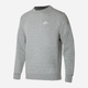 Bluza bez kaptura męska Nike M Nsw Club Crw Bb BV2662-063 L Szara (193146344616) - obraz 9