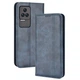 Чехол-книжка Deexe Retro Style для Xiaomi Poco F4 / Redmi K40S - Blue - изображение 2