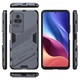 Защитный чехол с подставкой Deexe Bibercas для Xiaomi Poco F4 / Redmi K40S - Dark Blue - изображение 5