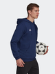Bluza z kapturem Adidas Entrada 22 Hoody H57513 XL Granatowe (4065418941532) - obraz 3