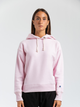 Bluza damska z kapturem elegancka Champion 112724-PS104 XS Różowa (8056426960918) - obraz 1