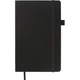 Книга записная Buromax Primo 125x195 мм 96 листов в клетку обложка из искусственной кожи Черная (BM.291161-01) - изображение 2