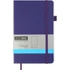 Книга записна Buromax Etalon 125x195 мм 96 аркушів в точку обкладинка зі штучної шкіри Фіолетова (BM.291360-07) - зображення 1
