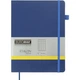 Книга записна Buromax Etalon 190x250 мм 96 аркушів в клітинку обкладинка зі штучної шкіри Синя (BM.292160-02) - зображення 1