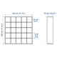 Стеллаж KALLAX 10 ящиков 182x182 см IKEA 092.783.38 белый - изображение 2
