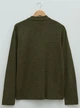 Мужская кофта LCWaikiki на молнии с карманами XXL Хаки (LCWKnitwear-8337) - изображение 6