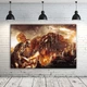 Картина Остання Битва титанів , Фентезі , God`s of War 120x80 см (код : іdea70) - зображення 2