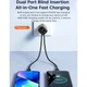 Сетевое зарядное устройство Toocki GAN 65W 2 type-c Black (с кабелем) - изображение 3