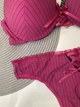 Комплект нижнего белья в полоску Closer Caroline Малиновый 75B/M (MR408) - изображение 2
