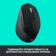 Мышь Logitech M720 Triathlon Wireless/Bluetooth Black (910-004791) - изображение 3