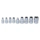 Набор насадок Torx (4шт 1/4" 4шт 3/8") с переходником на планке 9шт CrV SIGMA (6086541) 3920219 - изображение 2