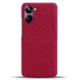 Защитный чехол KSQ Cloth Style для Realme 10 - Red - изображение 3