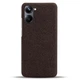 Защитный чехол KSQ Cloth Style для Realme 10 - Brown - изображение 3