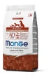 Корм для цуценят Monge Dog All breeds Puppy & Junior ягня з рисом 0.8 кг - зображення 1
