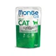 Влажный корм для взрослых кошек MONGE CAT GRILL Adult мясные кусочки в желе с кроликом 85 г х 12 шт - изображение 2