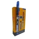 Набор ручек шариковых 12 шт. Cello WRITOMETER BALL PEN (пишет 10км) синя, CL-8048-BL - изображение 3