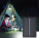 Кемпинговая аккумуляторная подвесная автономная лампа 10 Вт CcLamp LED светильник с СОЛНЕЧНОЙ БАТАРЕЕЙ (или зарядка от USB) - изображение 5