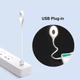 Гнучка LED лампа від Power Bank/ USB світильник портативний білого кольору - изображение 9