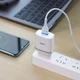 Мережевий зарядний пристрій HOCO C12Q Smart QC3.0 charger set(Type-C) 18W White - изображение 3