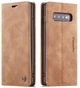Чохол книжка з магнітом Samsung Galaxy S10 Plus CaseMe Brown (16233-30) - зображення 1