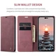 Чехол книжка с магнитом iPhone 14 Pro Max CaseMe Wine (30320-42) - изображение 3