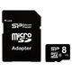 Карта памяти Silicon Power 8GB microSD class 10 (SP008GBSTH010V10SP) - изображение 1