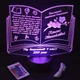 Именной светильник 3D LED ночник учителю,для учителя, подарок на день учителя от учеников (16 цветов свечения) с пультом ДУ под заказ (НЧ0029-1) - изображение 2