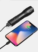 Фонарь ручной аккумуляторный XBalog Cree XPE Q5+COB 3 режима, zoom, microUSB, влагозащищенный Черный - изображение 4
