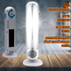 Світлодіодна аварійна лампа на сонячній батареї Solar Emergency Lamp LED акумуляторна, на стійці, з гаком, 2 режими - зображення 1
