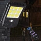 Вуличний ліхтар прожектор із сонячною панеллю Solar 69T-IP65 з пультом дистанційного керування, сенсор руху, вологозахист Чорний - зображення 2