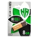 Флеш-накопичувач USB 8GB Hi-Rali Stark Series Gold (HI-8GBSTGD) - зображення 2