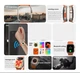 Смарт годинник Airplus Smart Watch 8 Series GS8 ULTRA Gold. - изображение 4