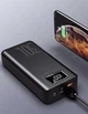 Повербанк з фонариком 30000mAh Універсальна мобільна батарея Чорний - зображення 2
