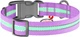 Ошейник для собак нейлоновый WAUDOG Nylon c QR паспортом светящийся/светоотражающий пластиковый фастекс Ш 25 мм Дл 37-58 см (45659Collar) - изображение 2