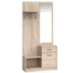 Прихожая с зеркалом Непо PPK /900*1855*305 из ДСП цвет Дуб сонома Gerbor Holding - изображение 1