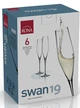 Набір келихів Rona Swan 190 мл 6 шт (6650/190) - зображення 2