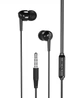 Наушники XO EP37 In-ear Earphone 1.15M Black - изображение 1