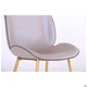 Стул обеденный Doris gold/PU creamy white 840*480*600 Сталь/Кожзаменитель, цвет золото/кремовый AMF - изображение 11