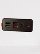 Повербанк ACL 30000 mAh / швидка зарядка 3.0 / PW-62 / PowerBank / 2*USB та вбудовані кабелі Lightning/MicroUSB/Type-C/USB / Black - зображення 3