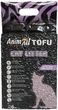 Наполнитель для кошачьего туалета AnimAll Тофу с ароматом лаванды Соевый комкующий 6 л (2.6 кг) (4820224500348) - изображение 1