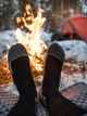 Термоноски женские зимние спортивные шерстяные Aclima WarmWool Socks 356013001-27 36-39 Jet Black (7034041005031) - изображение 6