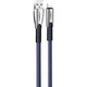 Дата кабель USB 2.0 AM to Lightning 1.0m zinc alloy blue ColorWay (CW-CBUL010-BL) - изображение 1