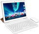 Планшет 10" Full HD Toscido X109 4/64Gb 4 ядра Android 10 5000 mAh Сріблястий + Клавіатура, мишка - изображение 1